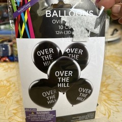 Over The Hill Birthday 50th Decorations,Over The Hill Decorations Funny, LOT 18