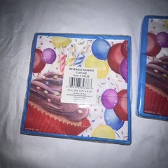 Birthday Party 13pc Bundle – Invitations-￼ Banners-Napkins-Confetti- Bday Badges