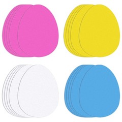 Foam Easter Eggs Egg Shaped Cutouts 4.6×6 Inch DIY Crafts Kit 72 PCS