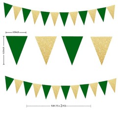 Graduation Party Decorations Green Gold 2026/Green Gold Graduation Decoration…
