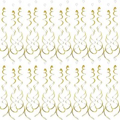 30 Pieces Hanging Swirl Party Decorations Foil Decorations Ceiling Swirl Spiral