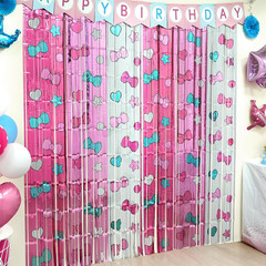 Bupelo Kawaii Birthday Decorations, 2 Pack Cartoon Cat Theme Party Supplies, 3.3