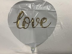 Happy Anniversary Balloons Wings Love Heart Foil Mylar Balloon Inflatable Set