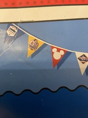 Brand New Disney Mickey Mouse «Summer Camp» 3D Paper Garland Banner (6 ft)