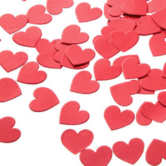Hot Red Heart Confetti Wedding Birthday Party Favors Love Theme Table Scatter De