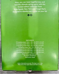 Kate Spade New York Decor Kit Streamer Honey Comb and Customizable Letter Kit