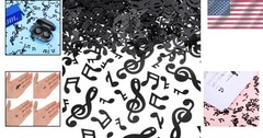 3000 Pcs Elegant Music Notes Confetti for Celebrations: Birthday & Graduation