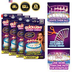 Quick Light Birthday Candles – Amazing Chain Reaction – Lighting One Candle L…