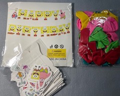 SpongeBob SquarePants Happy Birthday Party Decoration Set