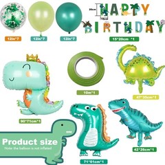 Dinosaur Birthday Decorations Cute Dinosaur Balloon Dino Party Supplies Happy…