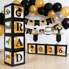 Capture Your Graduation Memories: 2026 Decorations with 20 Balloons & Letters