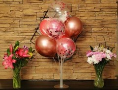 2 PACK 28 inches Tall Balloon Stands Table Centerpiece Balloon Party Decoration