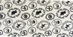 Halloween Party Tabletop Decor, Reusable & Machine Washable Cotton Fabric, Table
