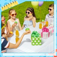Disposable 54×108 Lined Notebook Tablecloths Set for School Party Celebrations