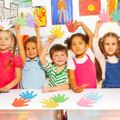 360 PCS Hand Cutouts Paper Shape Assorted Color Handprint Blank Creative DIY