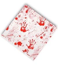 Halloween Blood Palm Foil tablecloth/wall deco | 270x130cm
