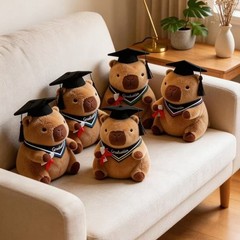 Graduation Capybara Plush Toy Soft Stuffed Animal Congrats Grad Gift
