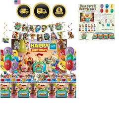 64Pcs Toy Story 5 Birthday Decorations, Ultimate Party Supplies Kit Includes …