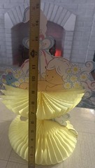 Vintage Baby Shower Decorations Honeycomb Umbrella Yellow Pink Blue