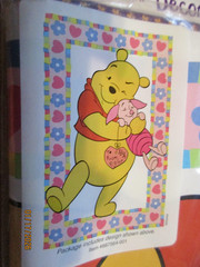 Color Clings Super Static 12″ x 17″Pooh Valentine Decoration U Pick Not a Lot
