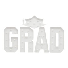 Graduation Decorations, Light Letters, GRAD Light Letters Kit Freestanding