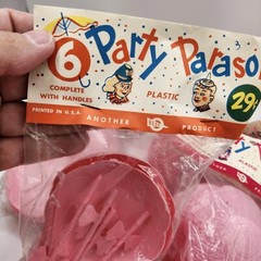 BRIDAL Baby SHOWER Plastic pink Parasol Party Favor Nut Candy Cup decoration