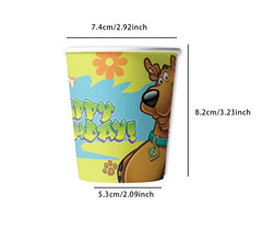 Scooby-doo Birthday Party Decoration Tableware Set