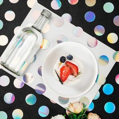 Iridescent Disco-Holographic Party-Decorations Confetti – 300pcs Wedding Birt…