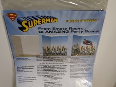 SUPERMAN Scene Setter HAPPY BIRTHDAY party BACKDROP DC Comics superhero