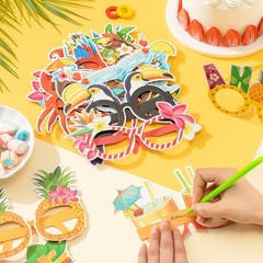 Paquete de 32 vasos de papel para decoración de fiestas en la piscina y la playa