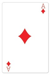 Ace of Diamonds Playing Cards Cardboard Cutout 154cm Tall-Fab for Casino Parties