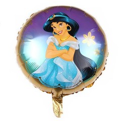 8 Pcs Princess Foil Balloons for Birthday Wedding Baby Shower Party Decor