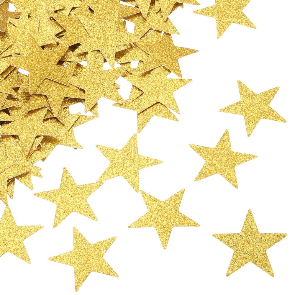 Gold Star Confetti Glitter Table Decor Wedding Party Festival 0.79″ 200Pcs