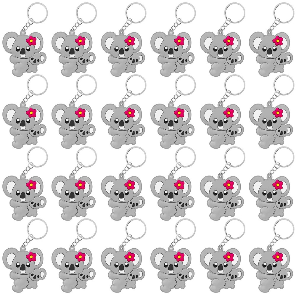 CiciBear 24 Pack Koala Keychains Party Decoration for Koala Themed Party, Ani…