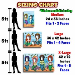 Flying Racoons Animal Theme Face Cutout, 42×72″ Photo Stand-in, Party Photo Prop