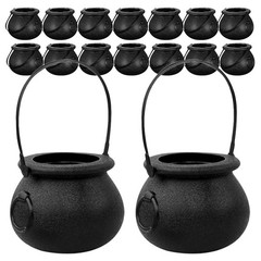 20 Pcs Cauldron Candy Bucket Halloween Witch Kettles Pot Containers