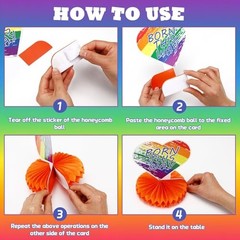 10 Pcs Pride Month Table Decorations, Pride Centerpieces for Pride Month Style
