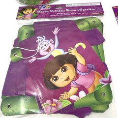 Dora The Explorer 8 Child Birthday Party Set Up 6 Items New Pacs