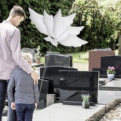 12-Pack Balloons Memorial Release in , Biodegradable White Angel Lanterns3355