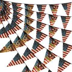 USA 250th Anniversary Patriotic Party Decorations Set,4th of July Banners 250th