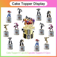 Transformers One 2024 Party Decor Party Supplies Set Balloons Cake Topper Banner