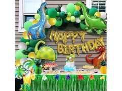 176pcs Dinosaur Birthday Party Décor Extra Large