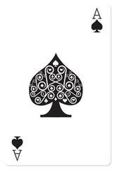 Ace of Spades Playing Cards Cardboard Cutout 154cm Tall-Great for Casino Parties