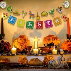 Fiesta Banner Cinco De Mayo Banner Mexican Party Supplies Cinco De Mayo Garla…