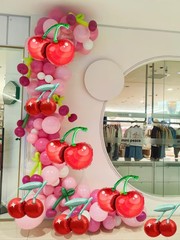 Cherry Balloons Red Cherry Foil Balloons for She’s The Cherry On Top Party