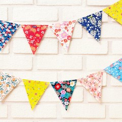 BOHO FLORAL GARLAND LANTERN Birthday Bohemian Garden Summer Party Decor Hanging