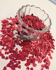 Heart Confetti Bulk – Glitter Hearts Shaped Sprinkles for Weddings, Valentine…
