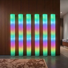 6ft LED Light Columns – Remote Controlled, Multi-Color, Event & Party Decor