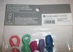 Spritz Garland 80″ Multi-Color Pink Blue Green Pom Pom Party Decorations NIP!