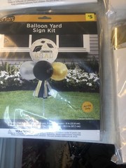 4 Graduation Balloon Yard/Lawn Sign Kits-New In Packages-Class of 2025- Lot of 4